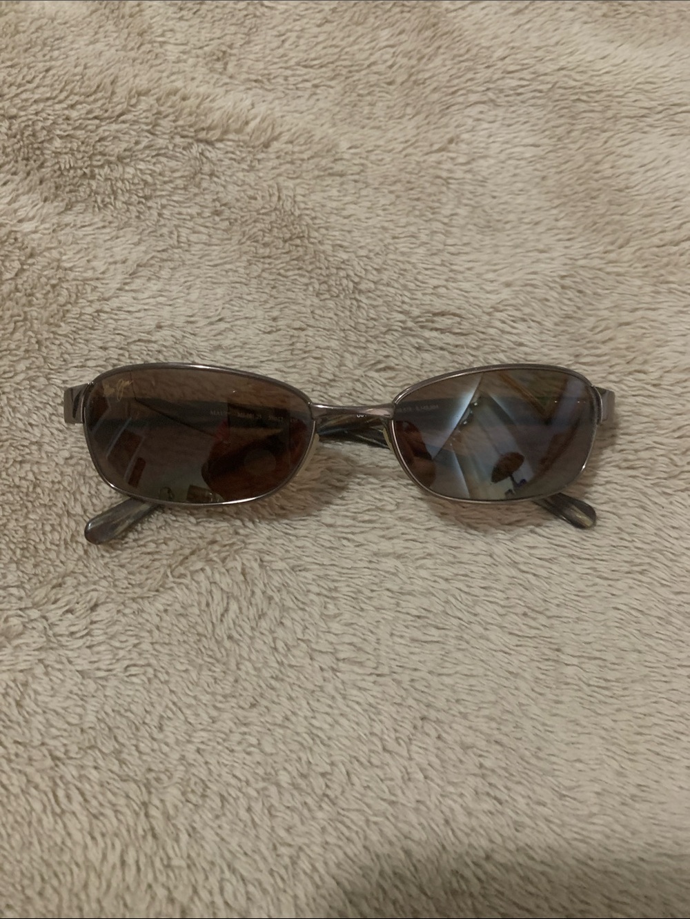 Maui Jim Gray Frame Brown Lens Sunglasses